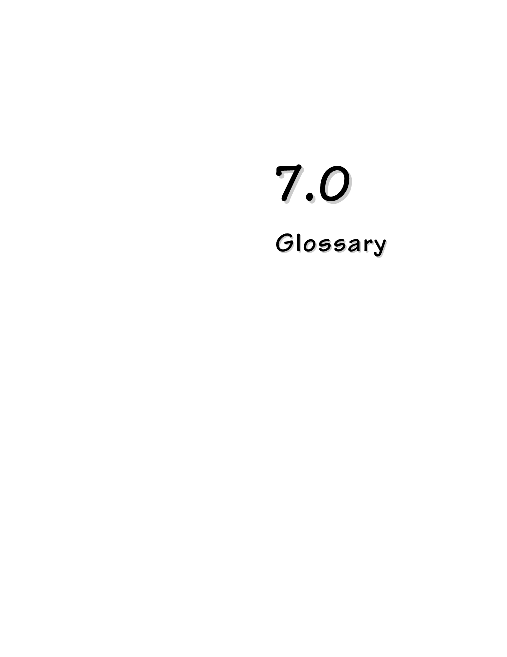 Glossaryy - New Information