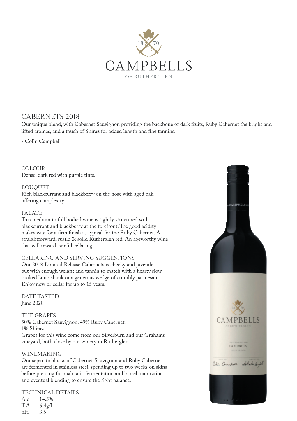 Cabernets 2018