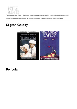 El Gran Gatsby Película