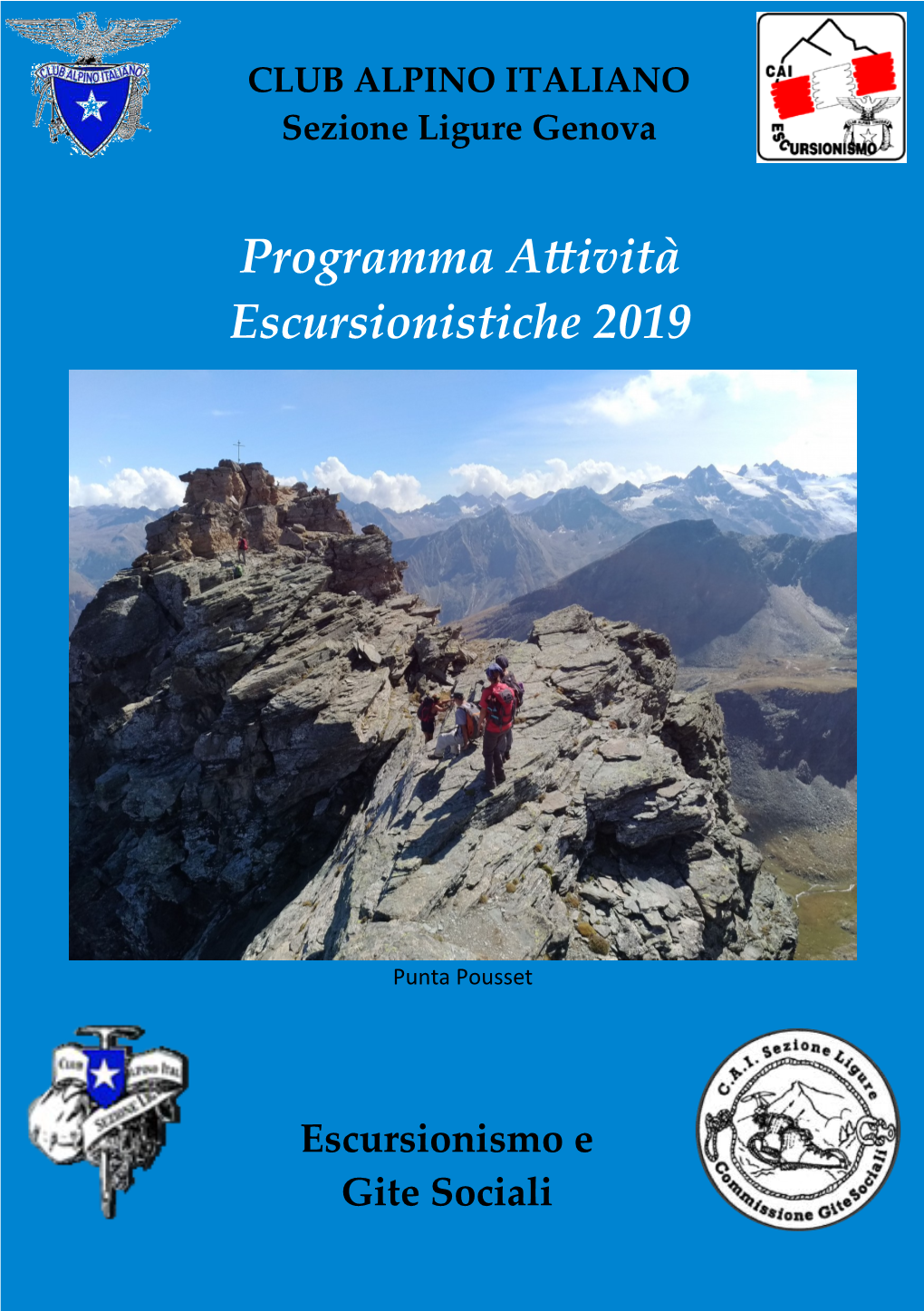 Programma Attività Escursionistiche 2019