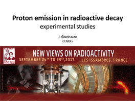 Proton Emission in Radioactive Decay Experimental Studies