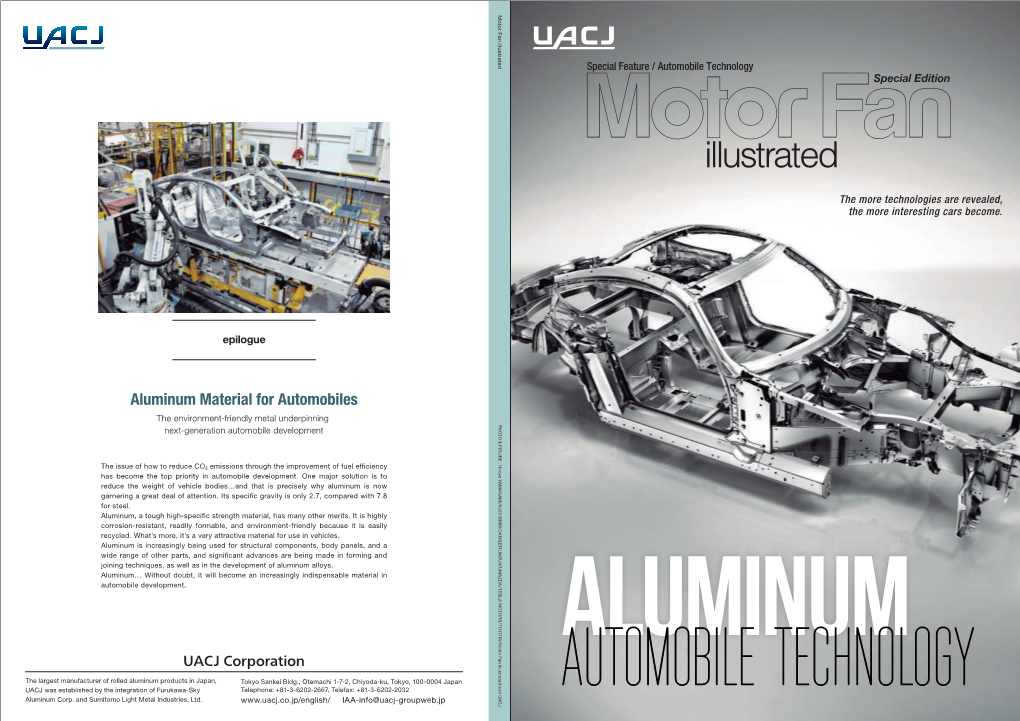 Aluminum Material for Automobiles