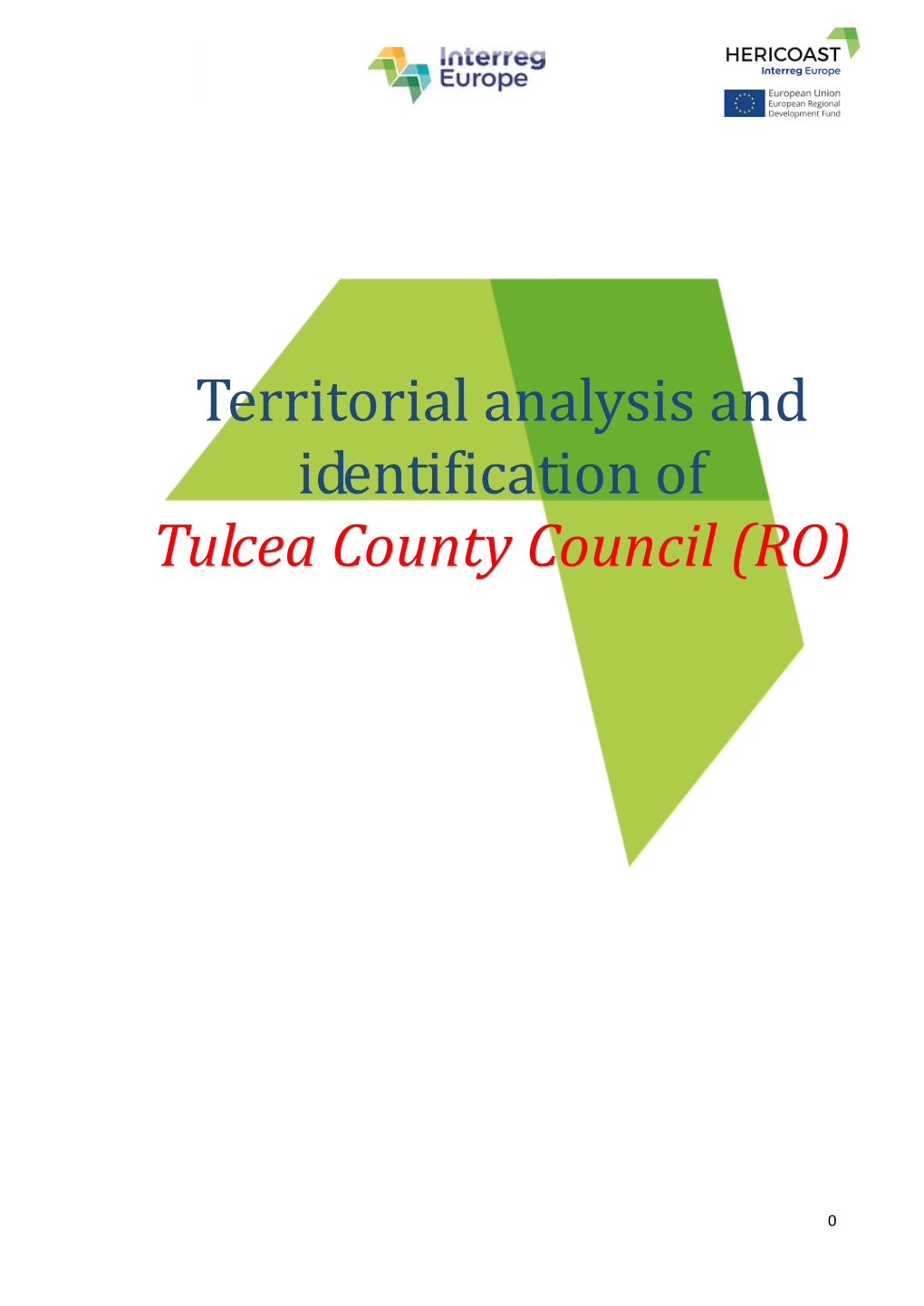 Territorial Analysis and Identification of Tulcea County Council (RO)