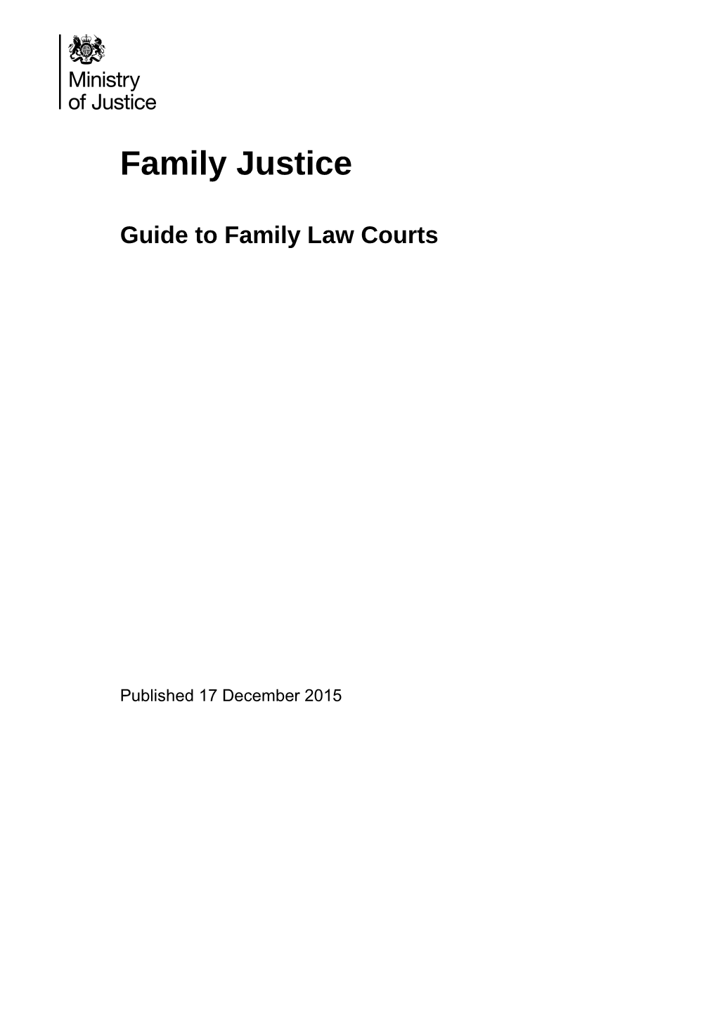 Background to the Family Court System 3