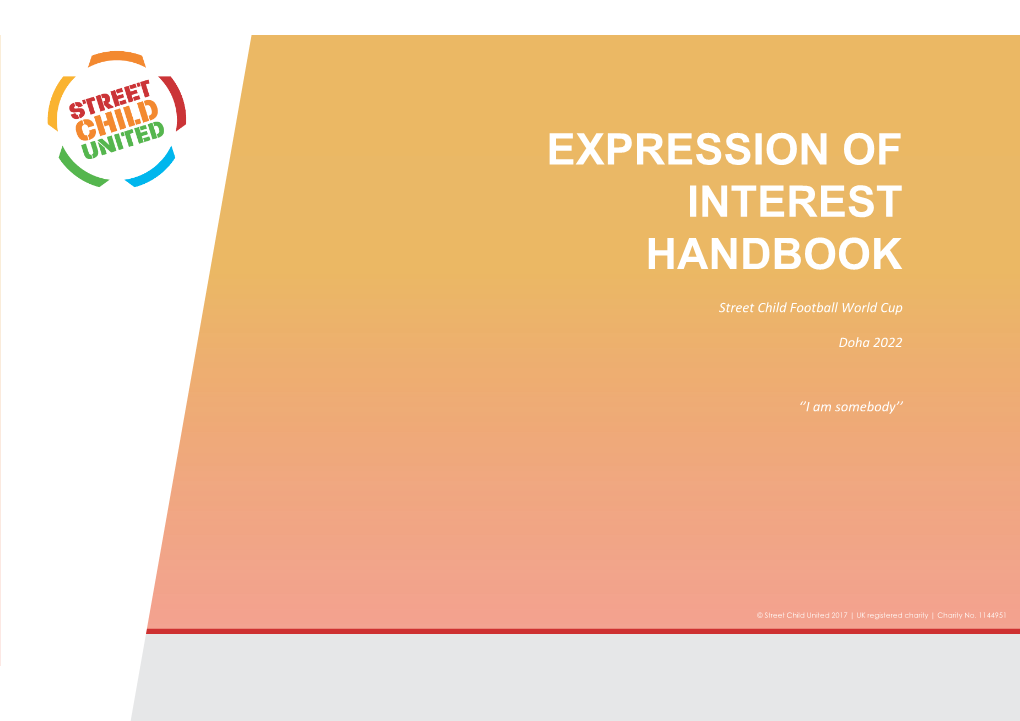 Expression of Interest Handbook