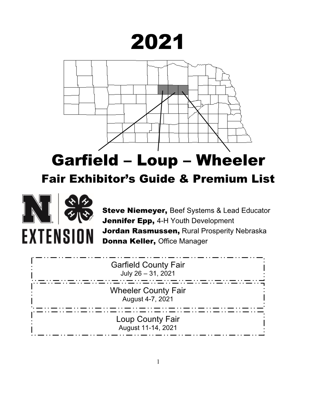 GLW Contest Schedule Division 261-Portfolio Pathways 55 Division 330- Range Mgmt