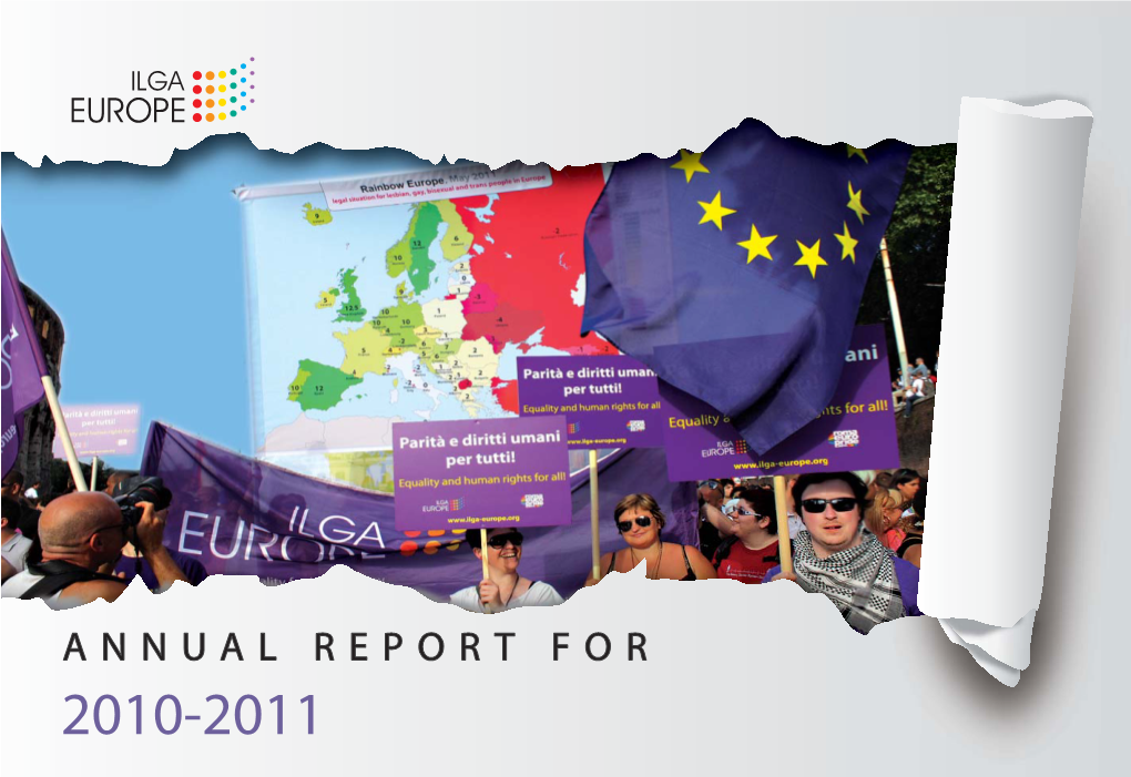 Annual Report 2010-2011 to Our Members, Funders, Partners and Supporters