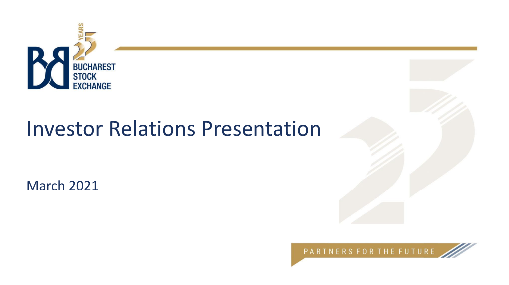 Investor Relations Presentation