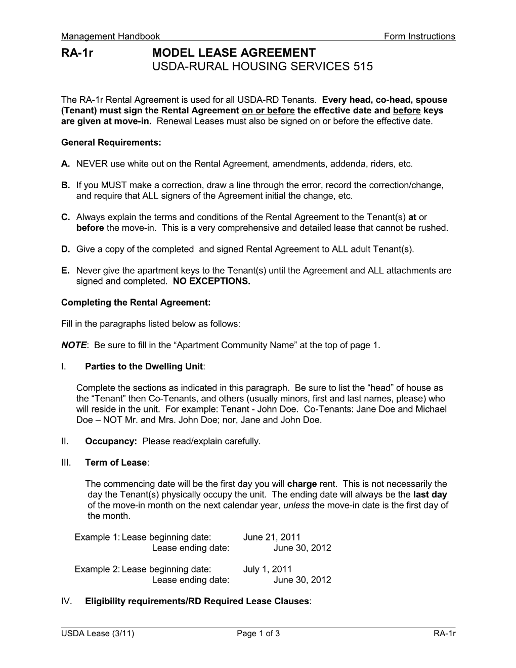 Management Handbook Form Instructions s1