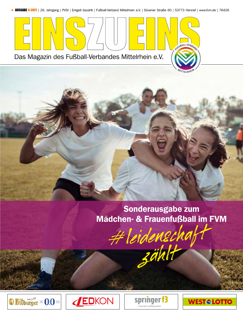 Sonderausgabe Zum Mädchen- & Frauenfußball Im