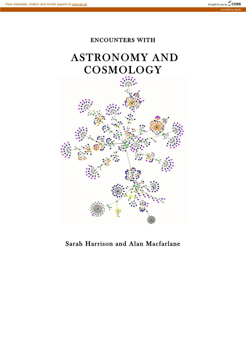 Astronomy and Cosmology