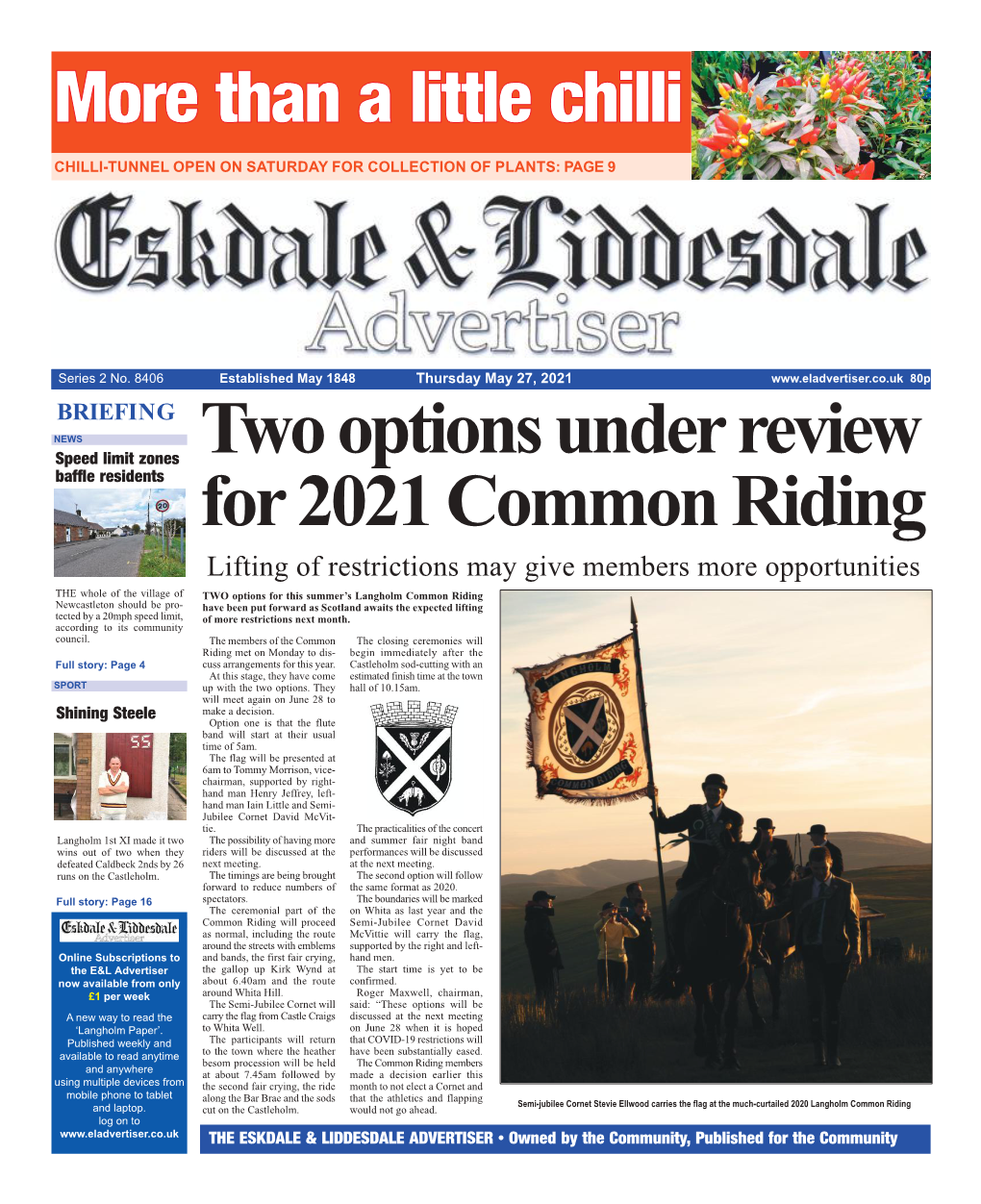 Two Options Under Review for 2021 Common Riding