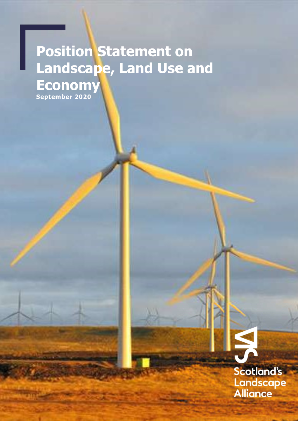 Position Statement on Landscape, Land Use and Economy