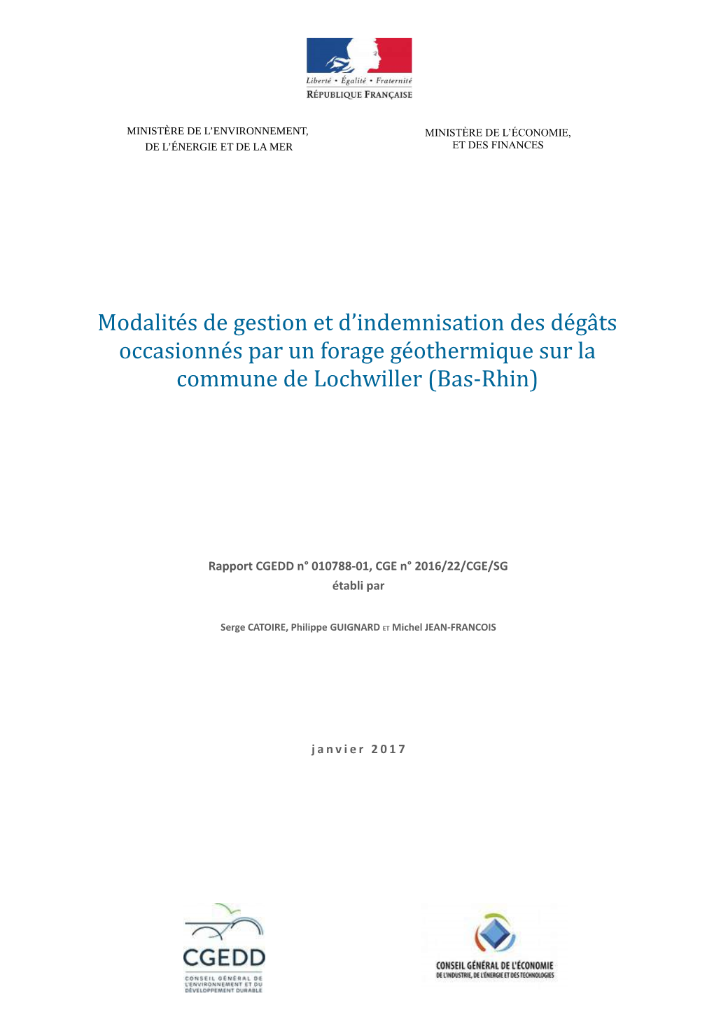 Modalités De Gestion Et D'indemnisation Des Dégâts