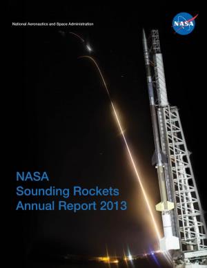 Sounding Rockets 2013 Annual Report