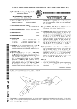 WO 2007/115072 Al