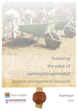 Assessing the Value of Community-Generated Historic Environment Research