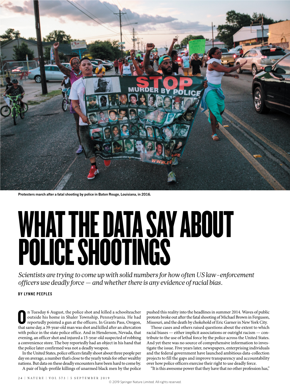 Scientists Are Trying to Come up with Solid Numbers for How Often US Law-Enforcement Officers Use Deadly Force — and Whether There Is Any Evidence of Racial Bias