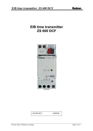 EIB Time Transmitter ZS 600 DCF Theben