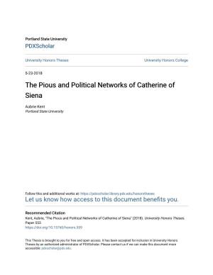 The Pious and Political Networks of Catherine of Siena