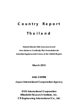 Country Report THAILAND", Pp