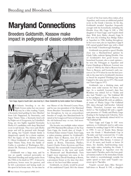 April 2013 Issue of Mid-Atlantic Thoroughbred Magazine's