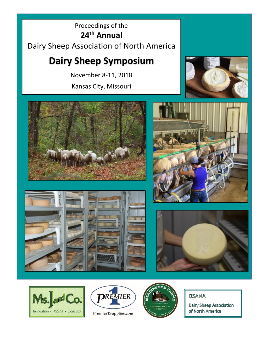 Proceedings of 2018 Dairy Sheep Symposium