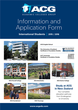 Information and Application Form