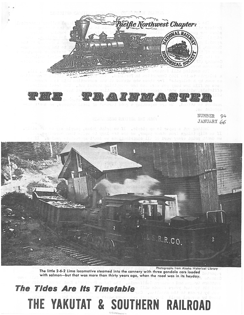 THE TRAINMASTER, January 1966