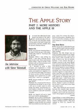 The Apple Story, January 1985, BYTE Magazine