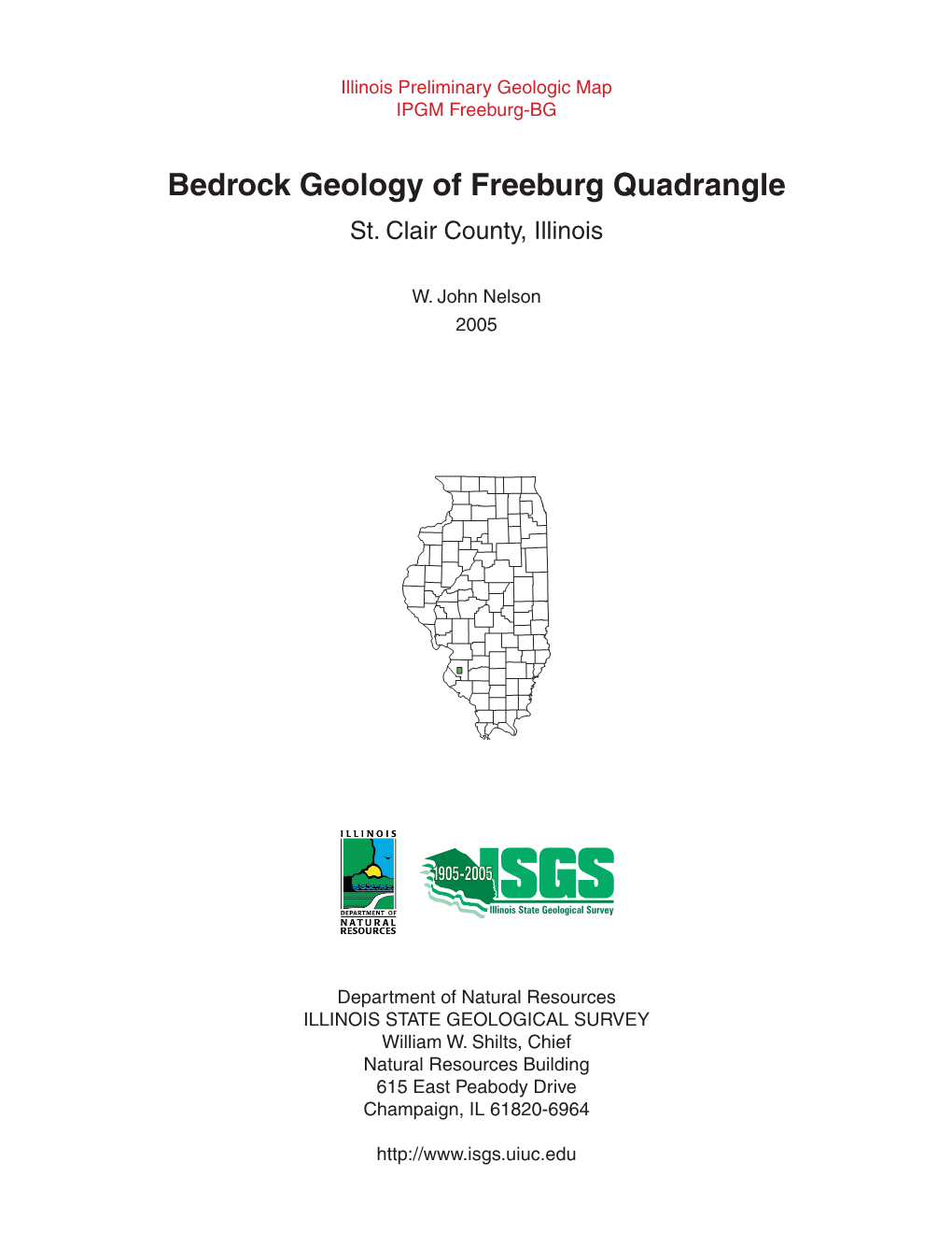 Bedrock Geology of Freeburg Quadrangle St