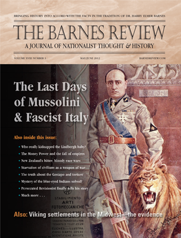 The Last Days of Mussolini & Fascist Italy — Vikings in the Midwest