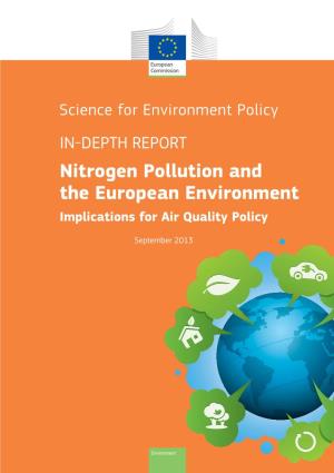 Nitrogen Pollution and the European Environment Implications for Air Quality Policy