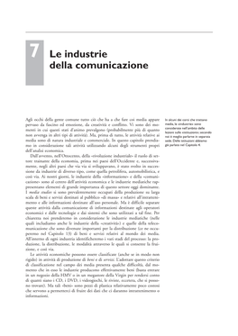 7 Le Industrie Della Comunicazione