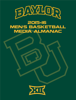 2015-16 Baylor Men's Basketball Media Almanac