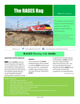 The RAGES Rag APRIL 2015, Issue 64