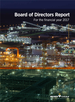 Board of Directors Report for the Financial Year 2017