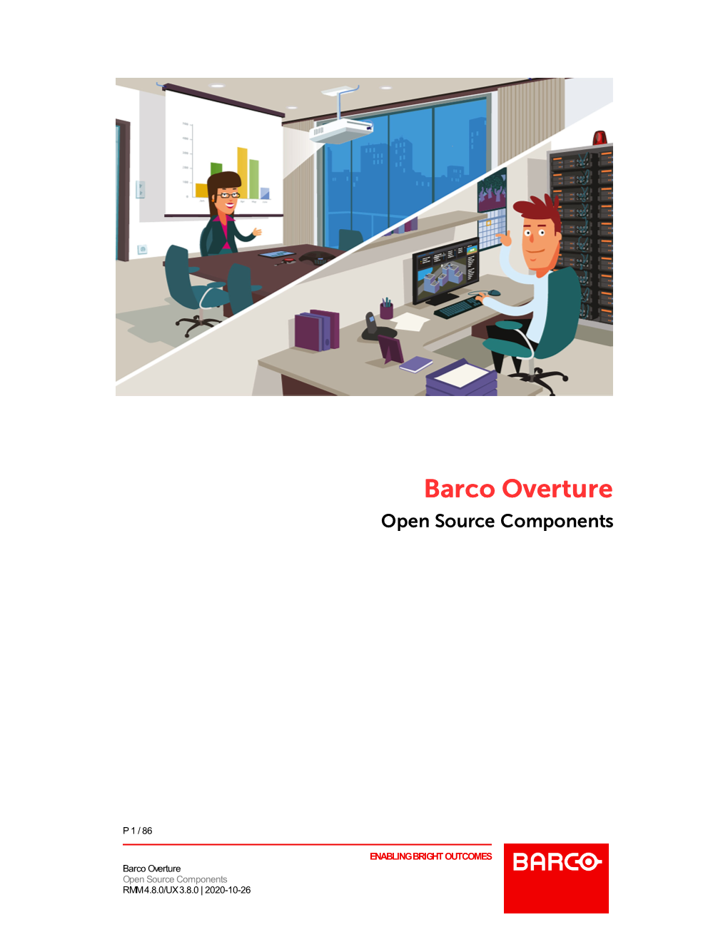 Barco Overture Open Source Components