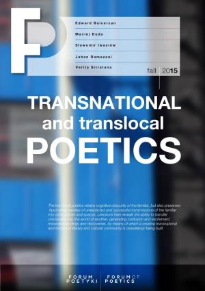 TRANSNATIONAL and Translocal POETICS