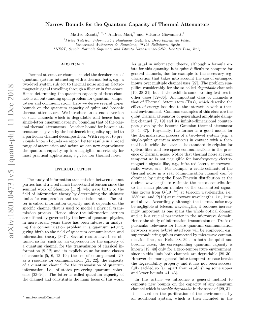 Narrow Bounds for the Quantum Capacity of Thermal Attenuators