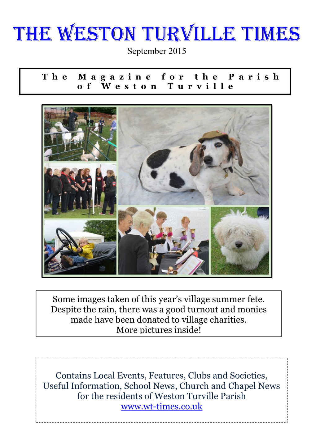 THE WESTON TURVILLE TIMES September 2015