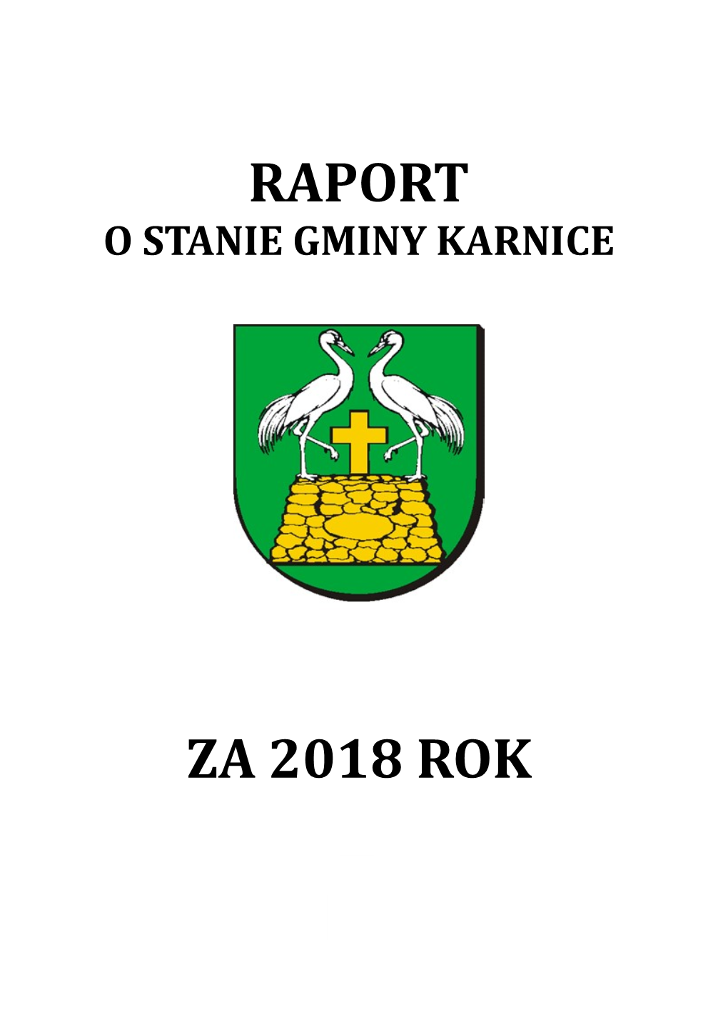 Raport O Stanie Gminy Karnice Za 2018