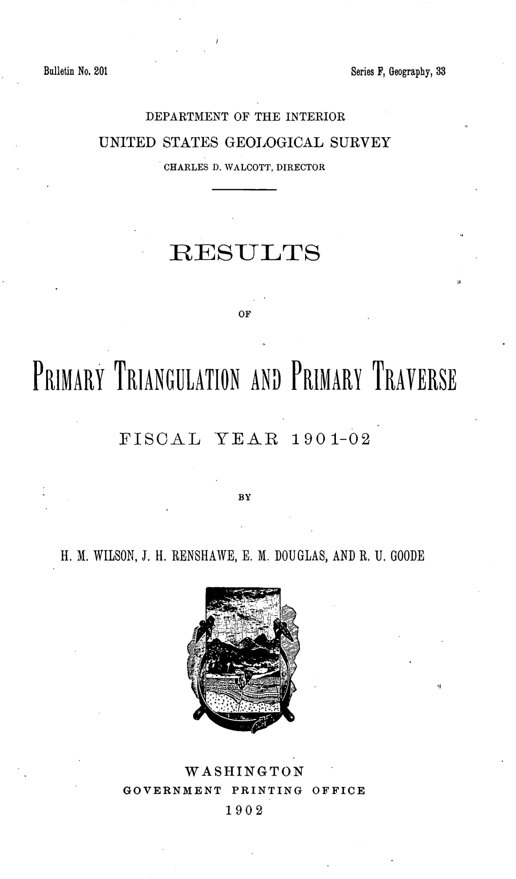 Primary Triangdlation and Primary Traverse