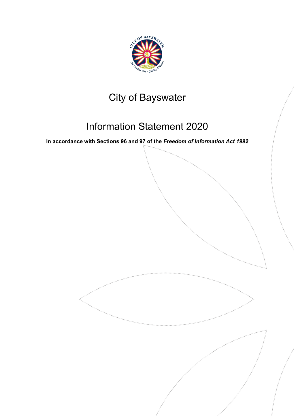 City of Bayswater Information Statement 2020