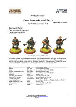 Farnworth Colours German Army War WW2 100525
