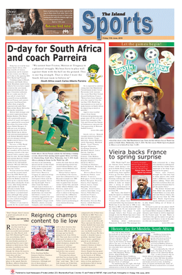 D-Day for South Africa and Coach Parreira