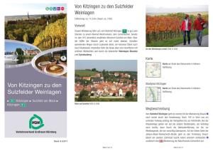 Von Kitzingen Zu Den Sulzfelder Weinlagen