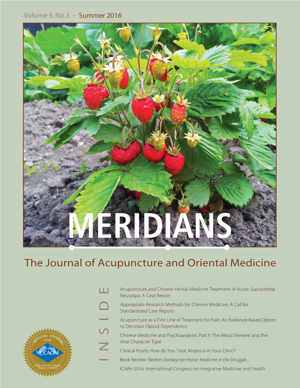 The Journal of Acupuncture and Oriental Medicine