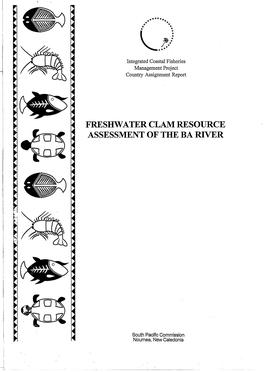 Freshwater Clam Resource Assessment of the Ba River