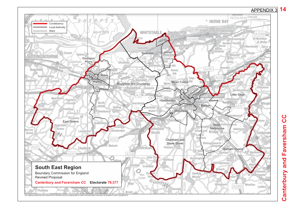 Canterbury and Faversham CC Electorate 79,377